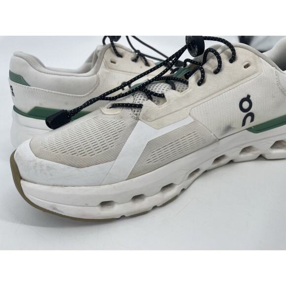 On Cloud Running Cloudrunner 2 Shoes White Green 3ME10142404 Men’s Size 11.5 - Picture 9 of 16